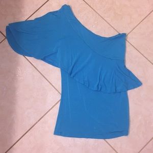 Famosa one-shoulder blouse